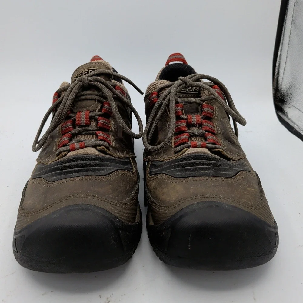 KEEN Ridge Flex Low WP Waterproof Hiking Shoes Mens 9.5 Wide 1025417 Gorpcore